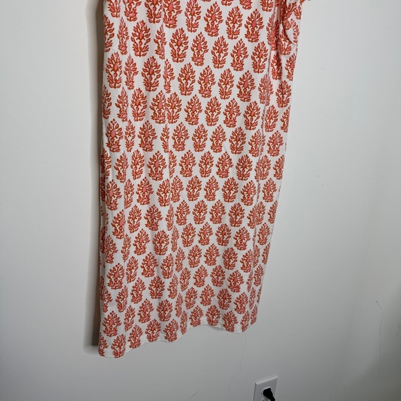 J. McLaughlin Patterned Short Sleeve Dress XL - Picture 5 of 6